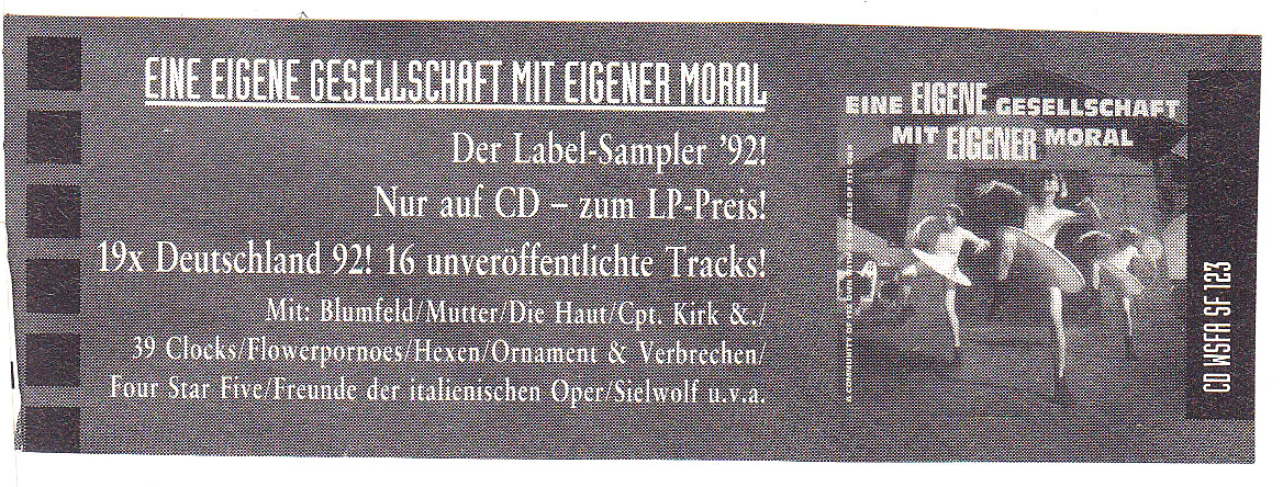 CD "Eine eigene Gesellschaft mit eigener Moral" (Mutter: idient. Titel)