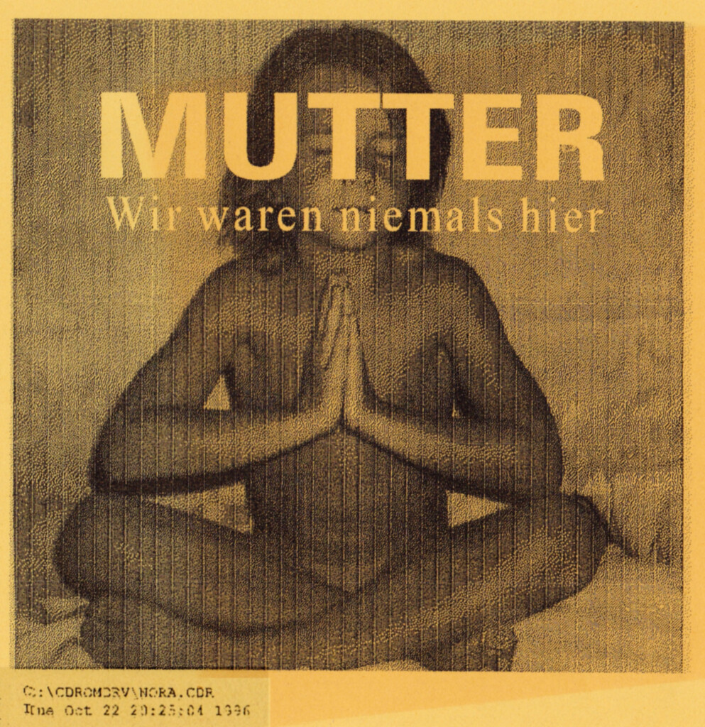 Ein früher CD Cover Entwurf von Max Müller mit Berti's Tochter Nora